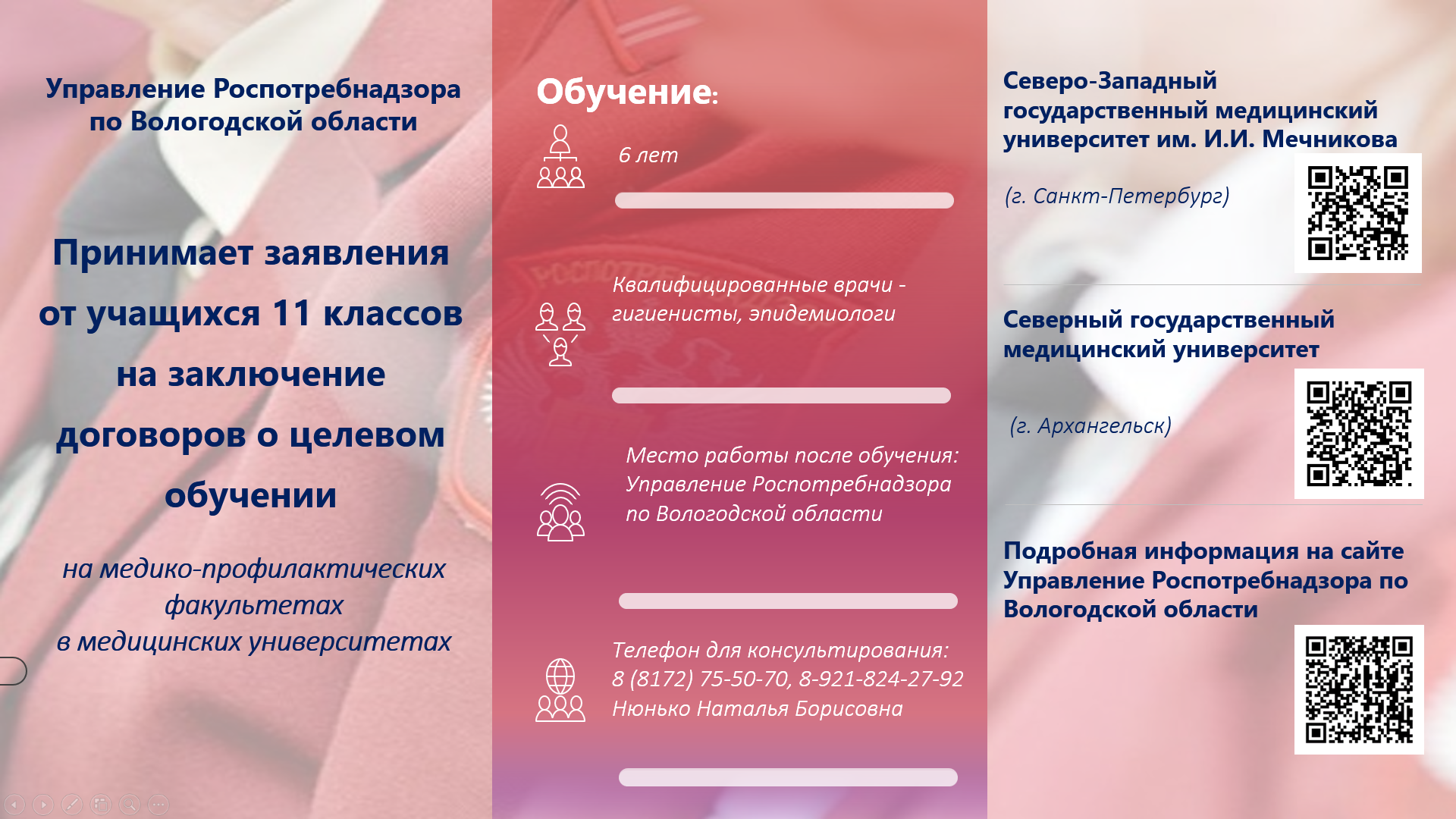Информация для абитуриентов.